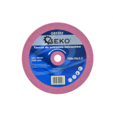 Disc abraziv pentru masini electrice de ascutit lanturi, Geko G81202