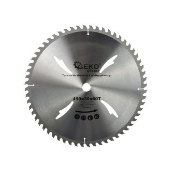 Disc pentru lemn 450x30x60T, Geko G78162
