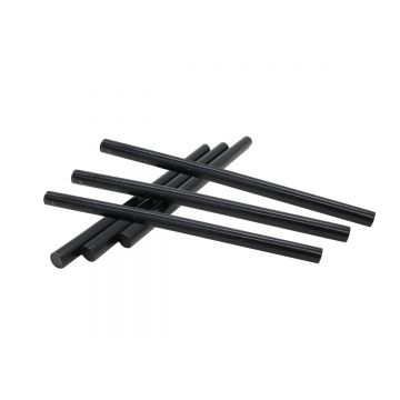 Set 10 rezerve silicon 11mm MRG M832, Lungime 15cm, Negru