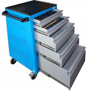 Carucior scule cu 5 sertare GW05 SE Guede 71075, 105 piese
