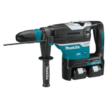 Ciocan rotopercutor SDS-MAX cu 2 acumulatori Li-ion Makita DHR400PT2U, 18 V, 5 Ah