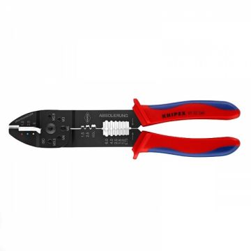 Cleste profesional pentru sertizat si dezizolat Knipex 97 22 240, 240 mm