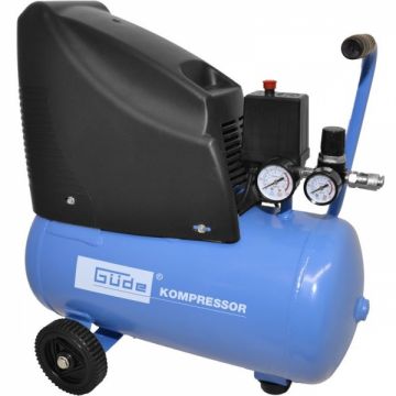 Compresor fara ulei Guede 50111, 1100 W, 24 L, 8 bari