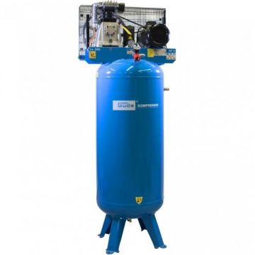 Compresor stationar cu piston dublu Guede 01747, 3000 W, 200 L, 10 bari