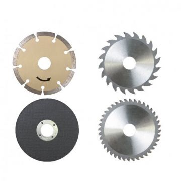 Set discuri pentru fierastrau circular PL305 Scheppach 3901804716, O115x22.2 mm, 4 piese