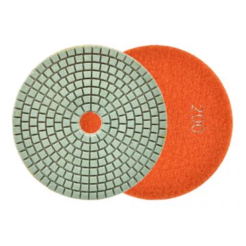 Disc diamantat pentru slefuirea umeda a gresiei, 125 mm, granulatie 200, Geko G78919