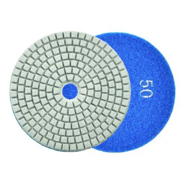 Disc diamantat pentru slefuirea umeda a gresiei, granulatie 50, 100 mm, Geko G78910
