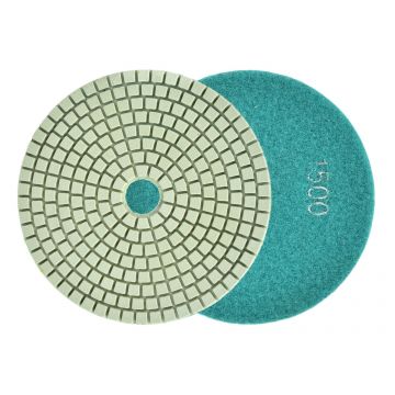 Disc pentru slefuirea umeda a placilor de portelan, 125 mm, granulatie 1500, Geko G78922