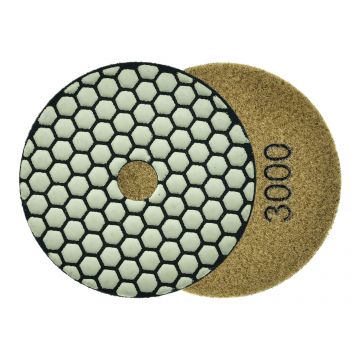 Disc pentru slefuirea uscata a gresiei, 100 mm, granulatie 3000, Geko G78936