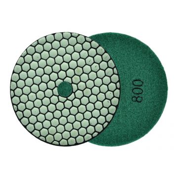 Disc pentru slefuirea uscata a gresiei portelanate, 125 mm, granulatie 800, Geko G78941