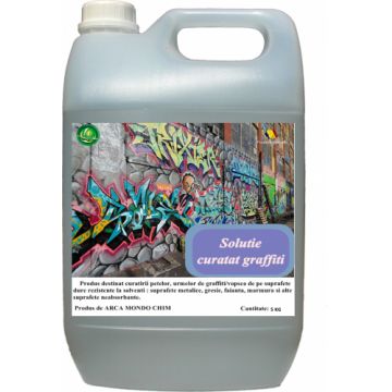 Solutie pentru curatat graffiti Arca Lux, Bidon 5 Kg