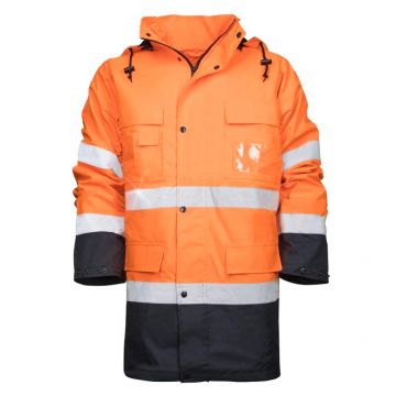 Jacheta de lucru reflectorizanta 2 in 1 MAXWELL - portocaliu L portocaliu