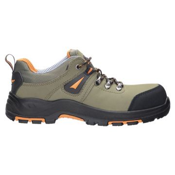 Pantofi de protectie cu bombeu compozit si lamela antiperforatie non-metalica GRINDLOW S1P SRC 45 maro -kaki