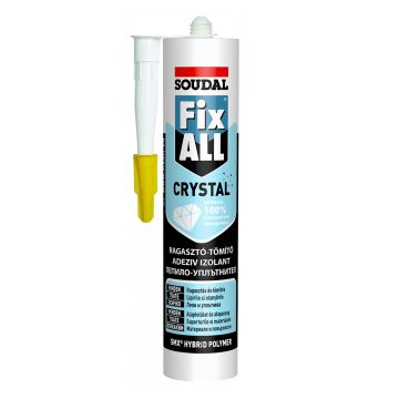 Adeziv ardezie flexibila - Soudal FIX ALL Crystal - 290ml (Transparent)