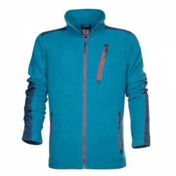 Fleece de lucru 4TECH - albastru petrol