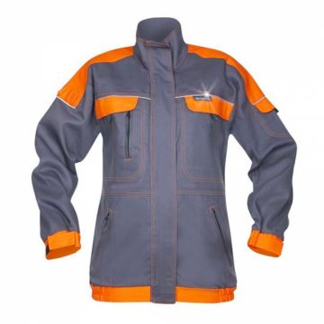 Jacheta de lucru COOL TREND - gri portocaliu - pentru femei