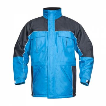 Jacheta de lucru de iarna RIVER - albastru negru