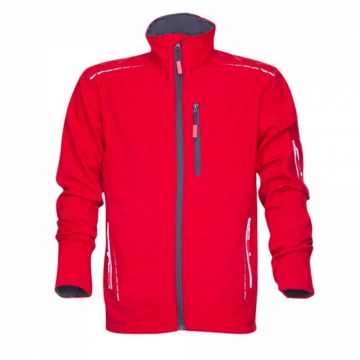 Jacheta de lucru softshell impermeabila VISION - rosu