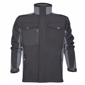 Jacheta softshell DALE - negru gri