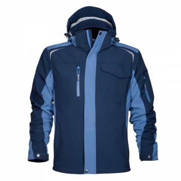 Jacheta softshell impermeabila R8ED - albastru