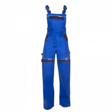Pantaloni de lucru cu pieptar COOL TREND - albastru - pentru femei