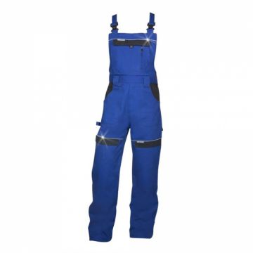 Pantaloni de lucru cu pieptar COOL TREND - albastru