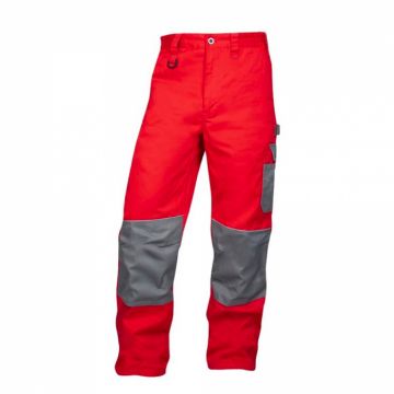 Pantaloni de lucru in talie 2STRONG - rosu gri