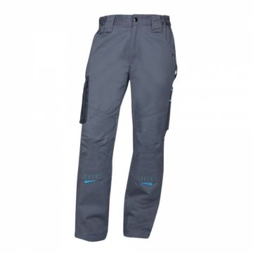 Pantaloni de lucru in talie 4TECH - asfalt negru - pentru femei