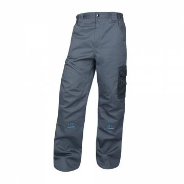 Pantaloni de lucru in talie 4TECH - asfalt negru