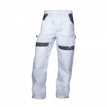 Pantaloni de lucru in talie COOL TREND - alb gri