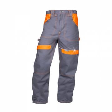 Pantaloni de lucru in talie COOL TREND - gri portocaliu