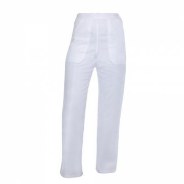 Pantaloni de lucru pentru femei - SANDER - alb