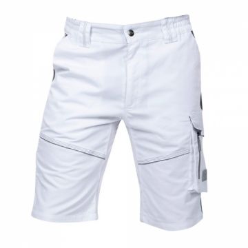 Pantaloni de lucru scurti hidrofobizati URBAN+ alb