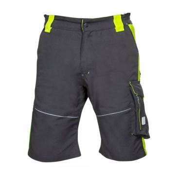 Pantaloni de lucru scurti NEON - galben