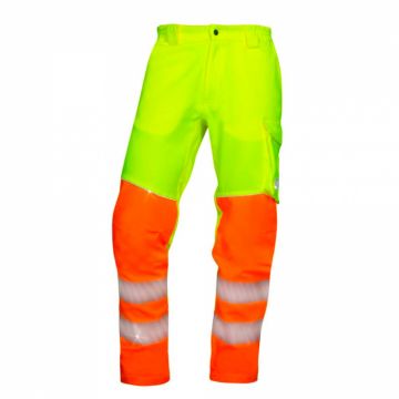 Pantaloni reflectorizanti de lucru in talie SIGNAL - galben