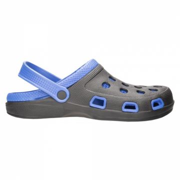 Papuci tip crocs MARINE - negru albastru