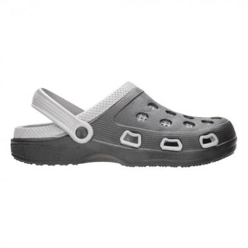 Papuci tip crocs MARINE - negru gri