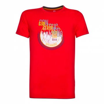 Tricou cu maneca scurta CONSTRUCT - rosu