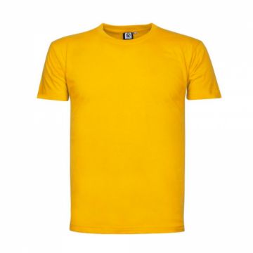 Tricou simplu cu maneca scurta Lima - galben