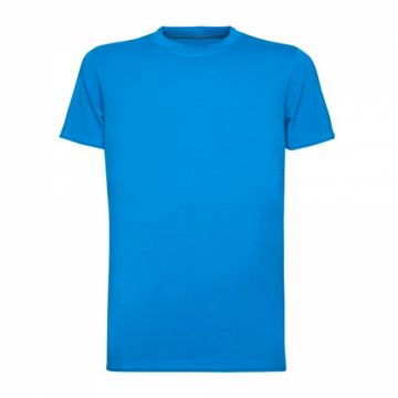 Tricou simplu cu maneca scurta Trendy - azuriu