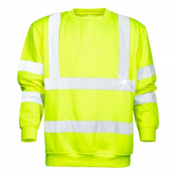 Tricou simplu reflectorizant cu maneca lunga REF 301 - galben