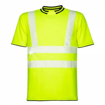 Tricou simplu reflectorizant cu maneca scurta SIGNAL - galben