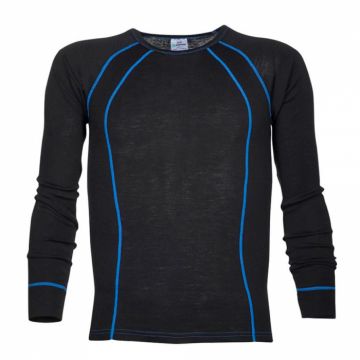 Tricou termic cu maneca lunga din lana merinos NAVI