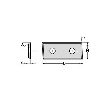 Cutite HWM 48,3 x 12 x 1,5 RH 790.483.12 CMT