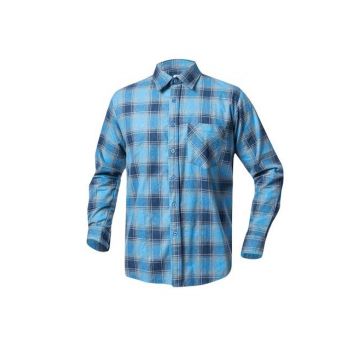 Camasa flanel URBAN - albastru bleu