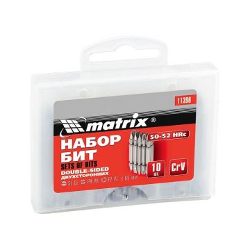 Set biti 65 mm, bilaterali, SL-SL, PH-PH, PZ-PZ, 10 buc., MTX