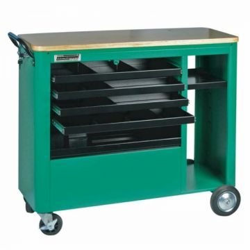 Carucior scule cu 4 sertare Mannesmann 28257, 1009 x 413 x 889 mm