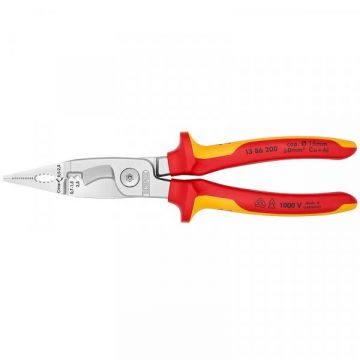 Cleste profesional combinat izolat Knipex 13 86 200, 200 mm, 6 in 1