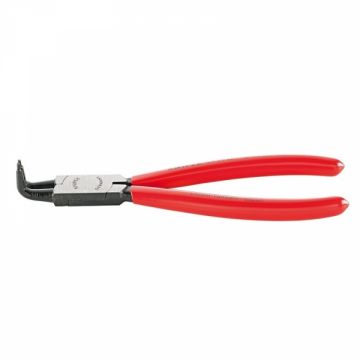 Cleste profesional de inchidere cu varfuri indoite pentru inele de siguranta Knipex 44 21 J11, 130 mm