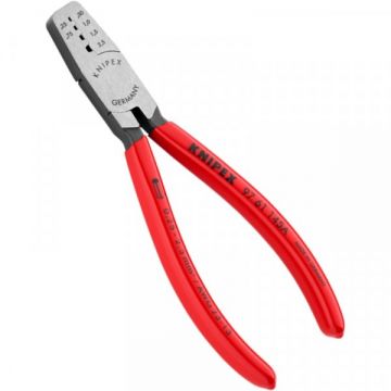 Cleste profesional pentru sertizat ferule Knipex 97 61 145 A, 145 mm, O0.25-2.5 mm  ²